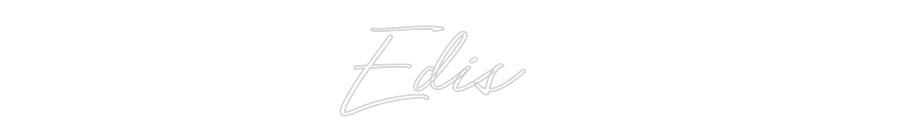 Individuelles Neon: Edis