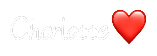 Individuelles Neon: Charlotte❤️