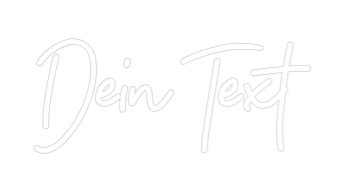 Individuelles Neon: Dein Text