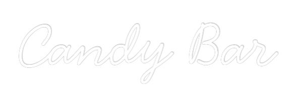 Individuelles Neon: Candy Bar