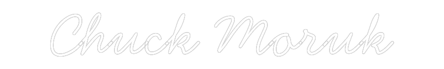 Individuelles Neon: Chuck Moruk