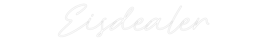 Individuelles Neon: Eisdealer