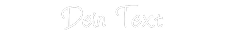 Individuelles Neon: Dein Text