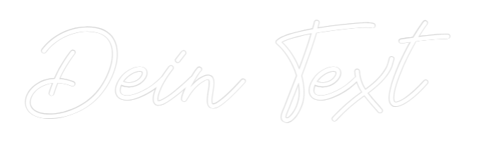 Individuelles Neon: Dein Text