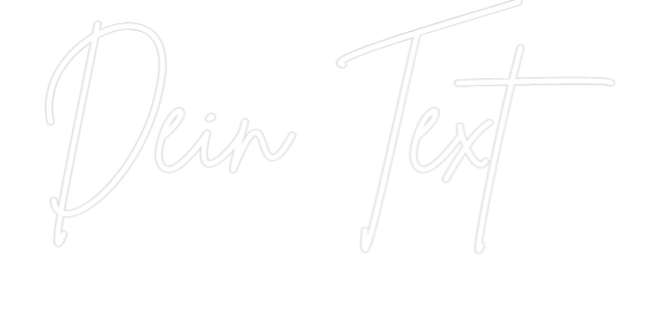 Individuelles Neon: Dein Text