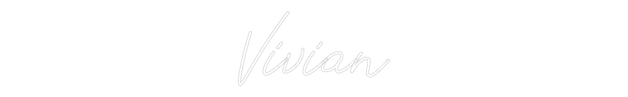 Individuelles Neon: Vivian