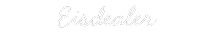 Individuelles Neon: Eisdealer