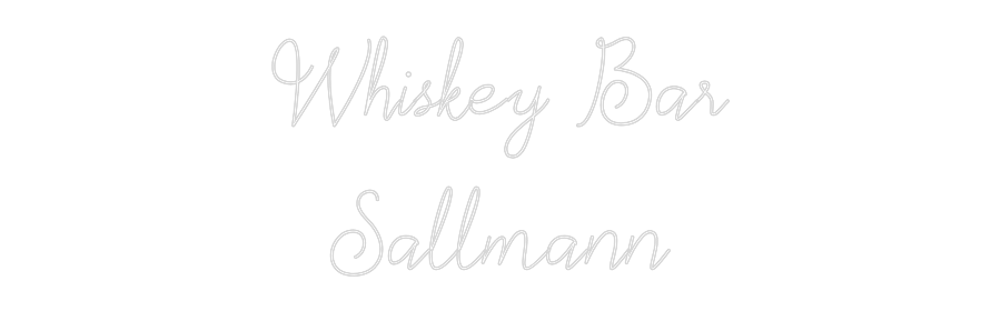 Individuelles Neon: Whiskey Bar
...