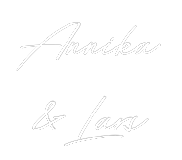 Individuelles Neon: Annika
& Lars