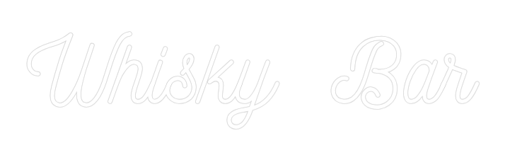 Individuelles Neon: Whisky Bar