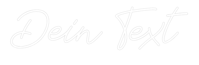Individuelles Neon: Dein Text