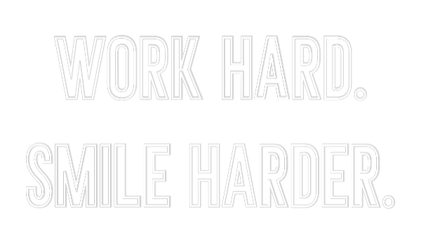 Individuelles Neon: Work hard.
S...
