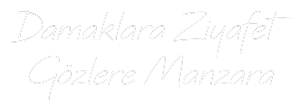 Individuelles Neon: Damaklara Ziy...