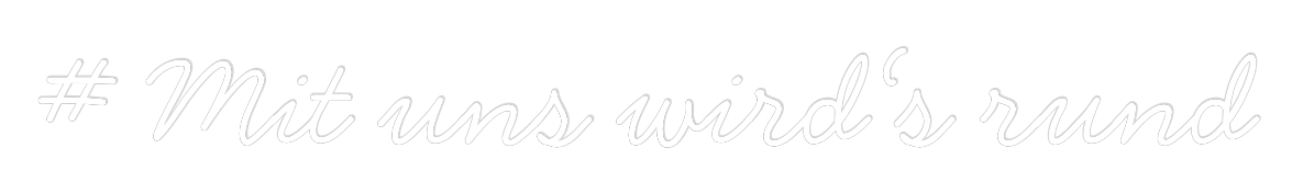 Individuelles Neon: # Mit uns wir...