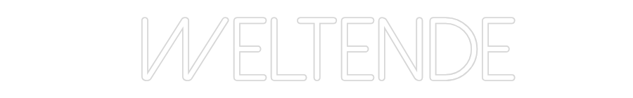 Individuelles Neon: weltende