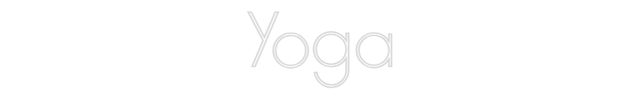 Individuelles Neon: Yoga