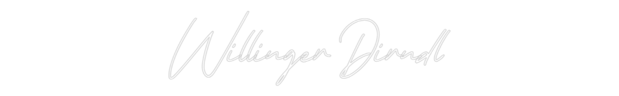 Individuelles Neon: Willinger Dir...