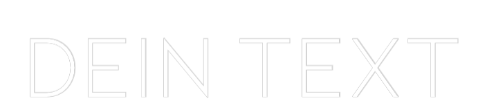 Individuelles Neon: Dein Text