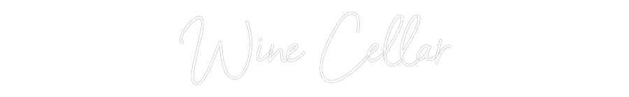 Individuelles Neon: Wine Cellar