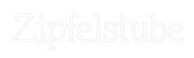 Individuelles Neon: Zipfelstube