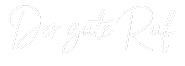 Individuelles Neon: Der gute Ruf