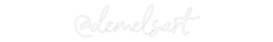Individuelles Neon: @demels.art