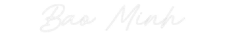 Individuelles Neon: Bao Minh