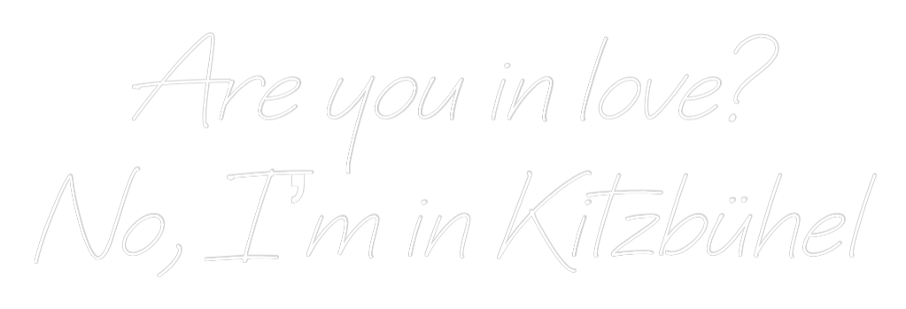 Individuelles Neon: Are you in lo...