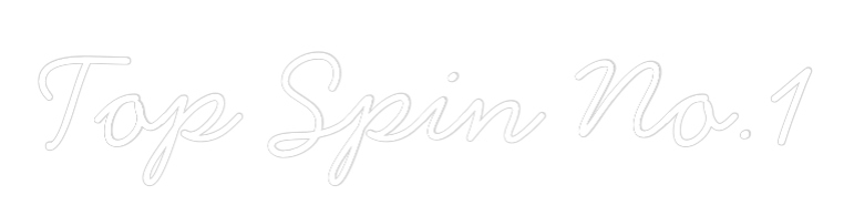 Individuelles Neon: Top Spin No.1
