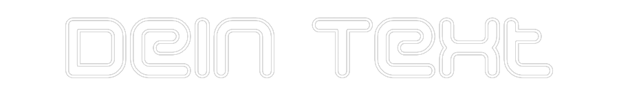 Individuelles Neon: Dein Text
