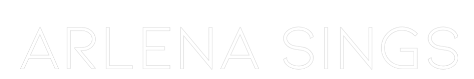 Individuelles Neon: Arlena sings