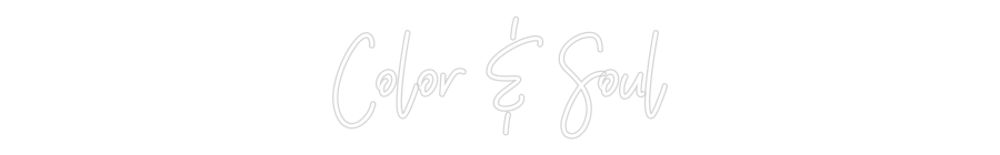 Individuelles Neon: Color & Soul