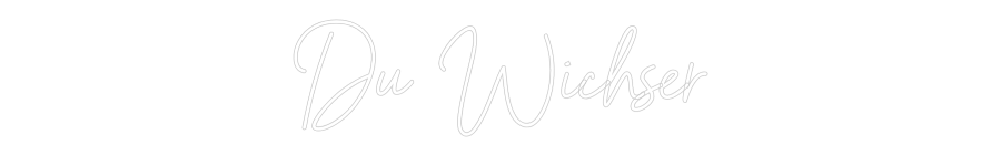 Individuelles Neon: Du Wichser