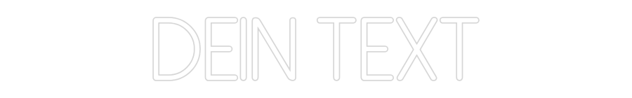 Individuelles Neon: Dein Text