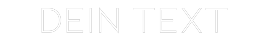 Individuelles Neon: Dein Text