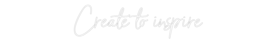 Individuelles Neon: Create to ins...