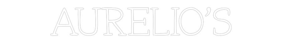 Individuelles Neon: AURELIO'S
