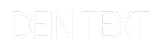 Individuelles Neon: Dein Text