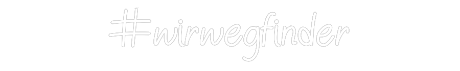 Individuelles Neon: #wirwegfinder
