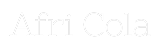 Individuelles Neon: Afri Cola