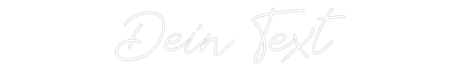Individuelles Neon: Dein Text