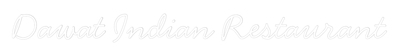 Individuelles Neon: Dawat Indian ...