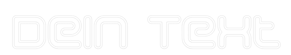 Individuelles Neon: Dein Text