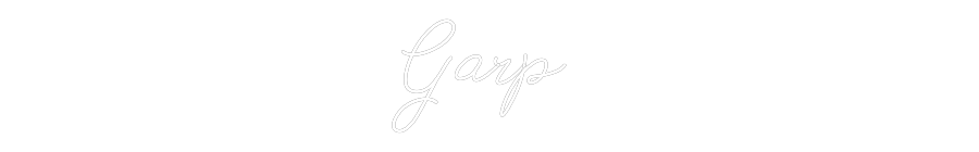 Individuelles Neon: Garp