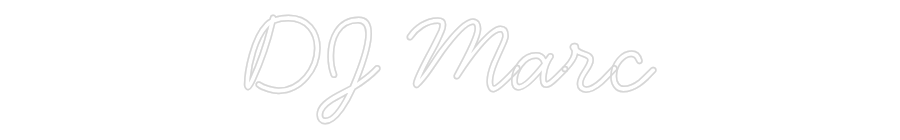 Individuelles Neon: DJ Marc