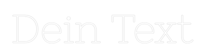 Individuelles Neon: Dein Text