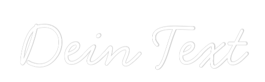 Individuelles Neon: Dein Text