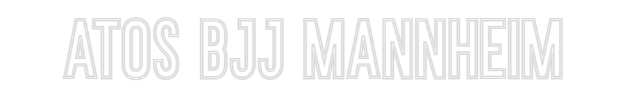 Individuelles Neon: ATOS BJJ Mann...