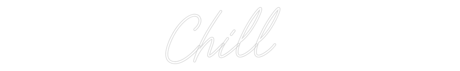 Individuelles Neon: Chill