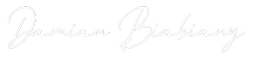 Individuelles Neon: Damian Biabiany